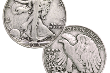 Walking Liberty half dollar silver coin