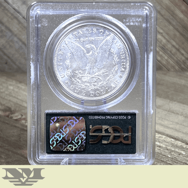 1887 Morgan Dollar Silver Coin PCGS MS63 reverse