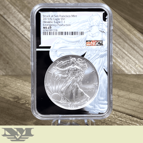 2021 Type 1 American Eagle silver coin NGC MS69 Emergency Production