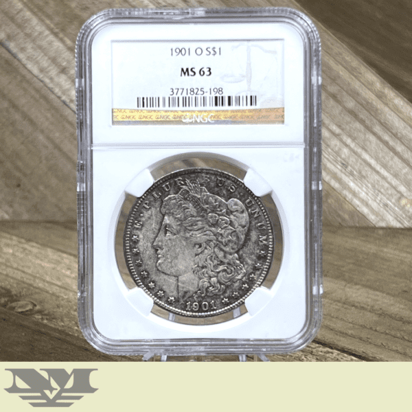 1901 O Morgan Dollar Silver Coin NGC MS63