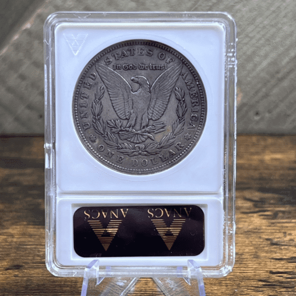 1878 Morgan Dollar Silver Coin EF 40 ANACS Soapbox VAM-223 2832 Reverse