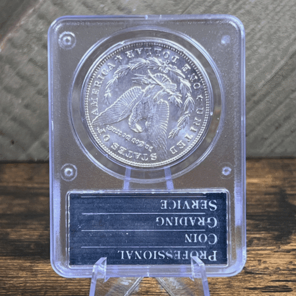 1898 O Morgan Dollar Silver Coin MS 63 PCGS Rattler 2038 Reverse