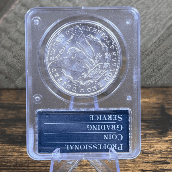 1901 O Morgan Dollar Silver Coin MS 63 PCGS Rattler 7098 Reverse